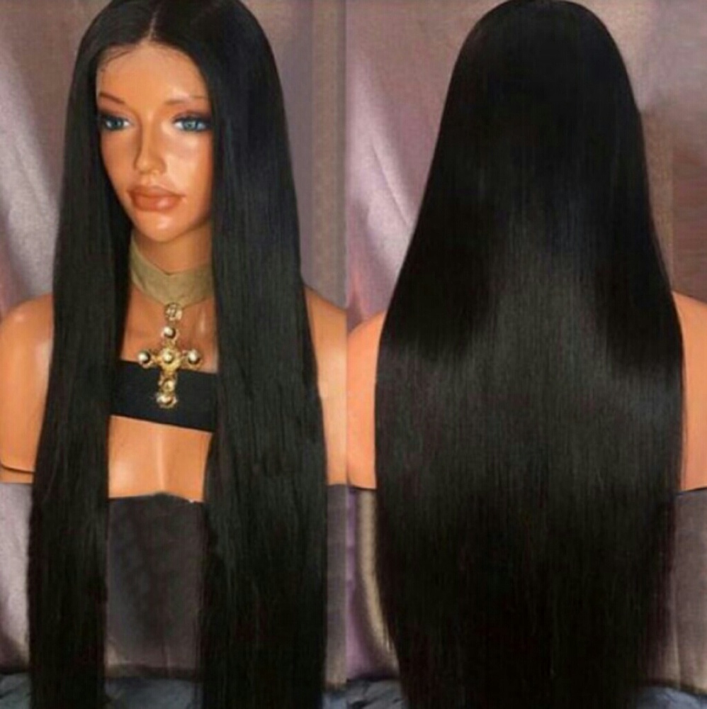 Straight wig